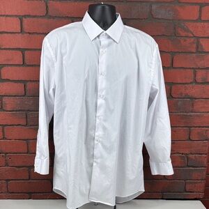 Preswick &‎ Moore Mens XL White Dress Shirt - Formal, Office